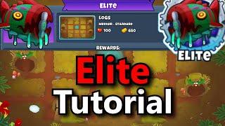 BTD6 Bloonarius Elite Tutorial || Only 2 Paragons + Minimum Monkey Knowledge || Logs