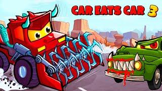 Как Кусаются Все Машины в Car Eats Car 3