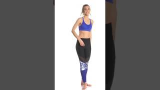 Marika Go Contrast High Waist 7/8 Yoga Capris | SwimOutlet.com