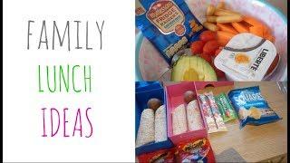 FAMILY LUNCH IDEAS //SEPT