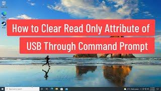 How to Clear Read Only Attribute of USB Through Command Prompt