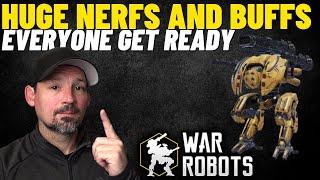 War Robots Nerfs and Buffs on the way again..