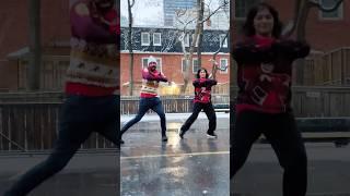 A bunch of #nerds dancing in #nerdy sweaters #apt
