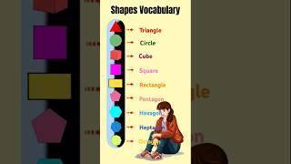 Shapes Vocabulary shorts l Educational Kavach #shapes#vocabulary#shorts #triangle
