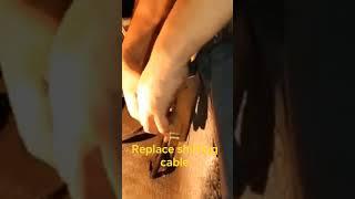 REPLACE SHIFTING CABLE @ajmtv.#shorts