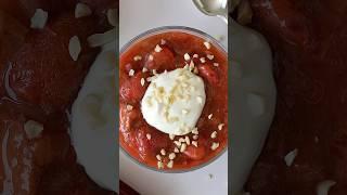 Quick Summer Dessert: Cold Strawberry and Rhubarb Pudding