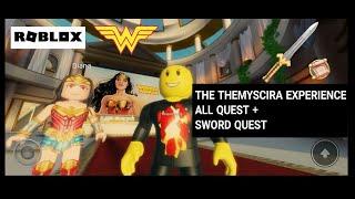 Wonder Woman ROBLOX - The Themyscira Experience  All Quest & Sword Quest