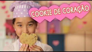 FAZENDO COOKIE DE CORAÇÃO COM A NINA VANGELINO  MUNDO DA MENINA