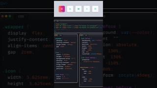 Social media icons in html and CSS | #shorts #short #viral #trending
