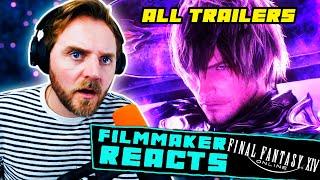 FILMMAKER REACTS: FINAL FANTASY XIV | [ALL TRAILERS!!] + [BREAKDOWN]