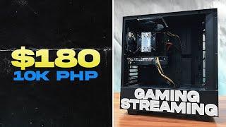 I BUILT A $180 GAMING / STREAMING PC IN 2024.