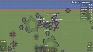 AE86 VS. TEAMS OF HACKERS - *Solo Combat* (MooMoo.io Best Hacks)