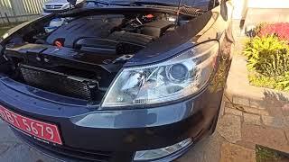 Снятие переднего бампера на автомобиле Skoda Octavia A5/Removing the front bumper a Skoda Octavia A5