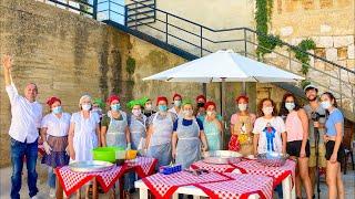 Kebbeh for Zgharta, Ehden. 30 Trays, 480 Portions, 500 Loafs of Bread.