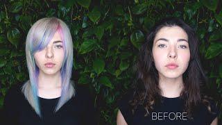 how to: cut and color. total hair makeover tutorial