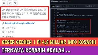 PI NETWORK TERBARU HARI INI | TERNYATA 1 KOIN PI 4.8 MILLIAR KODE KOSASIH TERNYATA DIA ADALAH