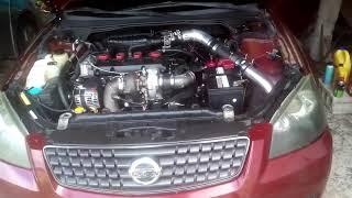 2005 Turbo Nissan Altima qr25 Automatic Transmission first start up and accelerate