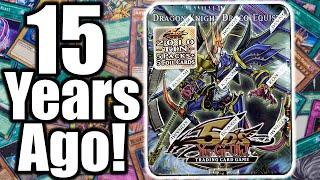 15 Years Later! Yu-Gi-Oh! 5Ds Dragon Knight Draco-Equiste 2010 Tin Opening