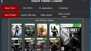 'Black Hatter' RGH/JTAG/JB All Cod & Gta Tool!