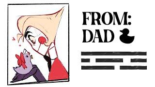 Dad's Greatest Gift | Cute Hazbin Hotel Comic Dub