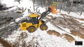 Farming simulator 17 Timelapse Arctic Logging EP#1