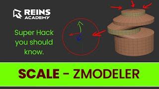 SCALE - Polygon Action - ZModeler - ZBrush Tutorial