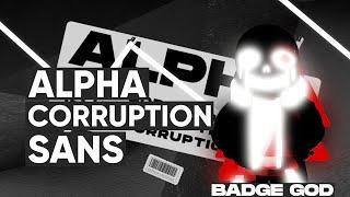 Roblox | Undertale Multiverse Battles | Alpha Corruption Sans