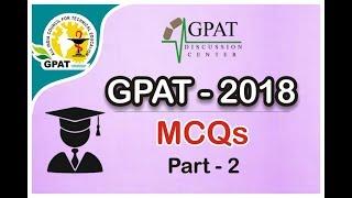 GPAT-2018 MCQs | PART-2| 61-125 QUESTIONS