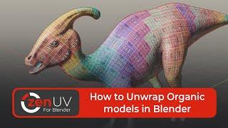 How to Unwrap Organic models in Blender