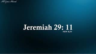 JEREMIAH 29:11| DAILY VERSE STATUS| BIBLE VERSE STATUS| WHATSAPP STATUS