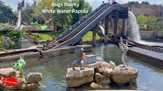 Bugs Bunny White Water Rapids Log Flume Six Flags Fiesta Texas