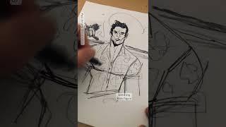 HOW TO Draw ️ Male Figure Tutorial #shorts #storyboard #sketch