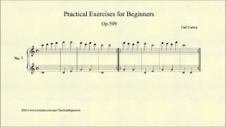 Czerny, Practical Exercises for Beginners, Op 599 , No 7