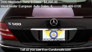 2000 Mercedes-Benz S-Class S500 - for sale in Westchester, I