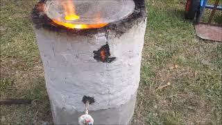 Charcoal furnace temp