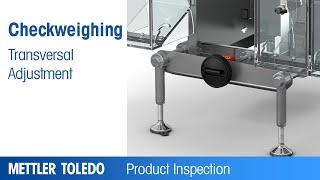 Transversal Adjustment for Checkweigher – Product – METTLER TOLEDO Product Inspection – EN