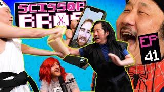 Bobby Lee Cobra Kai x Worm Eating | Scissor Bros with Jeremiah Watkins & Steebee Weebee | Ep 41