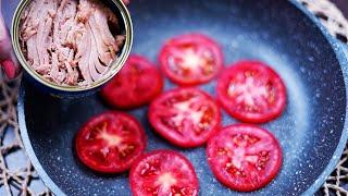  Do you have a Tomato and canned tuna at home  Easy breakfast recipe in 5 minutes