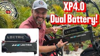 Lectric | XP4.0 500W | e-Bike Plug & Play Dual Battery installation. FACTORY Batteries! 24Ah!