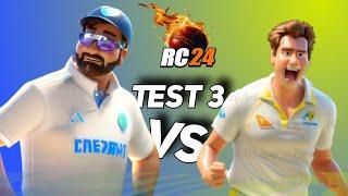 IND Vs AUS Test 3 Session 2 Real cricket 24