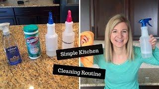 My Quick Weekly Kitchen Cleaning Routine
