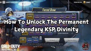 How To Complete The Tiered Draw & Unlock The Permanent KSP 45 Divinity