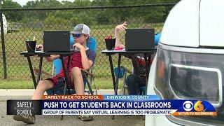 Group of Dinwiddie parents pushing for return to the classroom