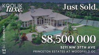 Just Sold at Princeton Estates in Woodfield Country Club!