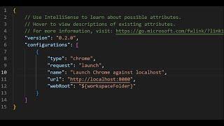 launch.json Visual Studio Code Error ||vs code json file error in vs code |