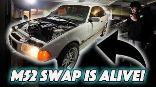 Starting My Swapped E36 For The Very First Time!