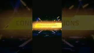 free fire,, short video # 55 Level up Congratulation 10000 Diamonds # G S gaming 94.....