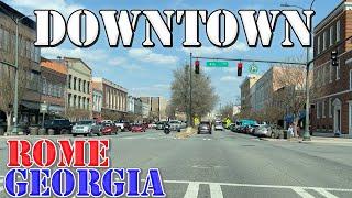 Rome  - Georgia -  4K Downtown Drive