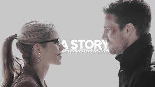 a story of a vigilante and an i.t. girl | oliver/felicity