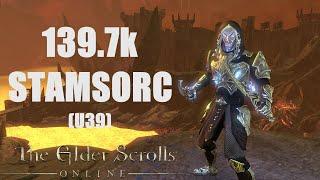 ESO - Stamina Sorcerer 139.7k PvE DPS Build - U39